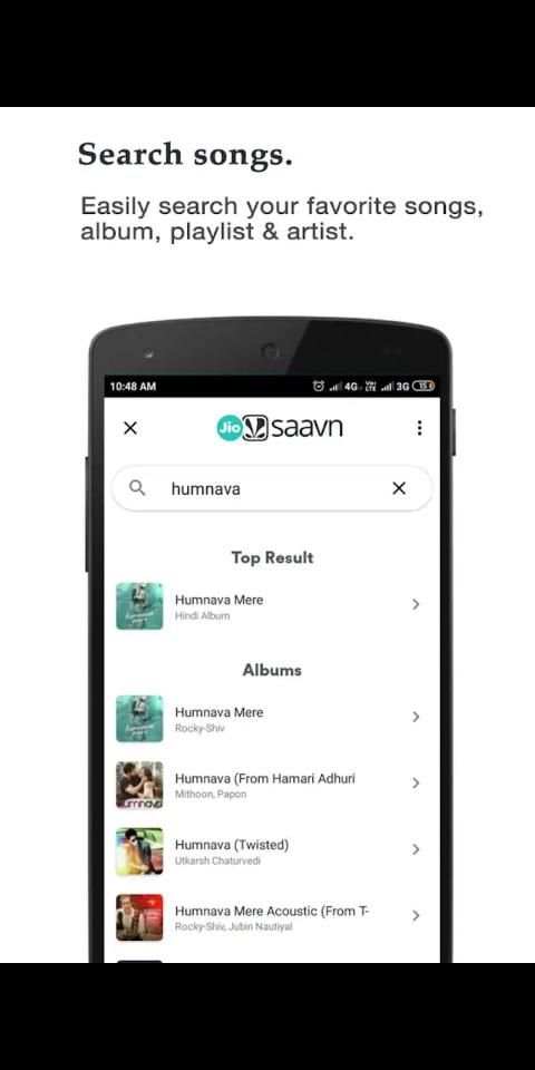JioSaavn Free Songs Download 4 تصوير الشاشة