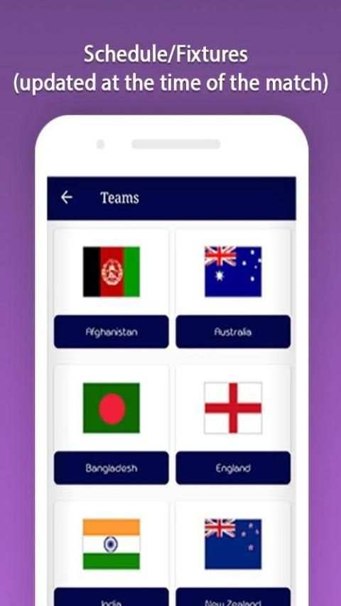 Worldcup Schedule & Live Score 2019 screenshot 5