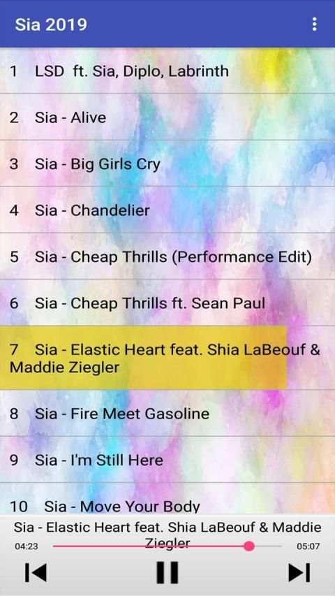 Sia Songs 2019 screenshot 2