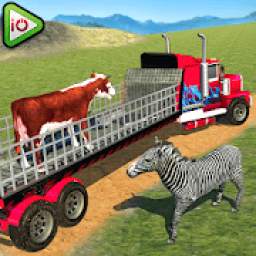 Offroad Big Rig Truck Animal Transport