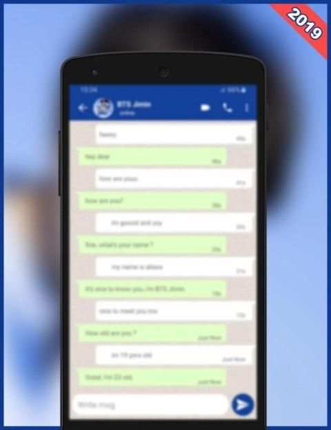 Chat Messenger ; BTS Jimin screenshot 2