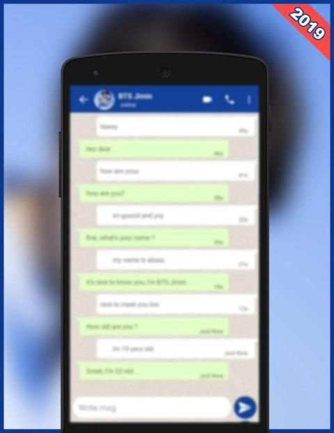 Chat Messenger ; BTS Jimin screenshot 7