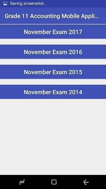 Grade 11 Accounting Mobile Application screenshot 3
