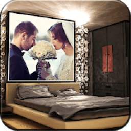 Bedroom Photo Frame Editor for Couple