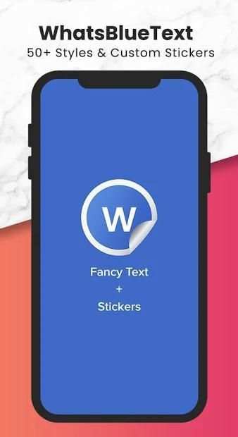 Fancy Text + Sticker Maker (WAStickerApps) स्क्रीनशॉट 2