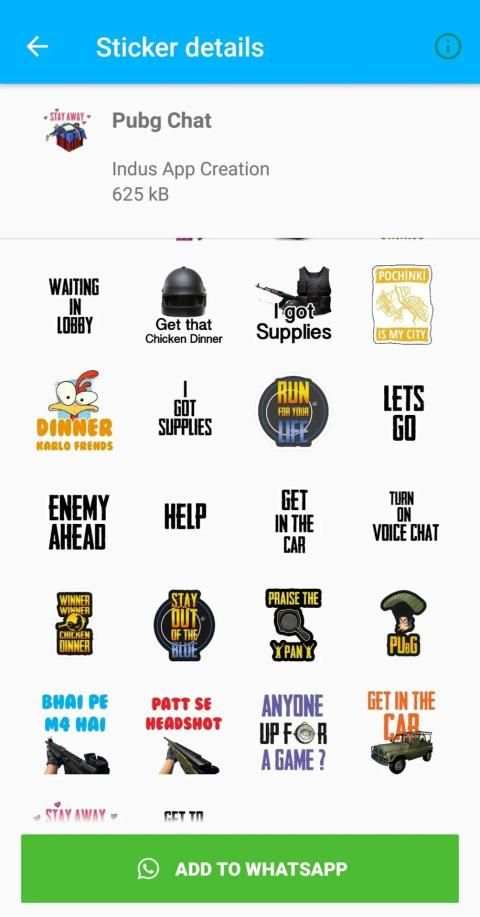 Pubg Stickers for WhatsApp - WAStickers screenshot 7