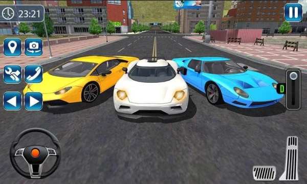 City Car Driving Simulator 2019 - Car Racing 3D 1 تصوير الشاشة