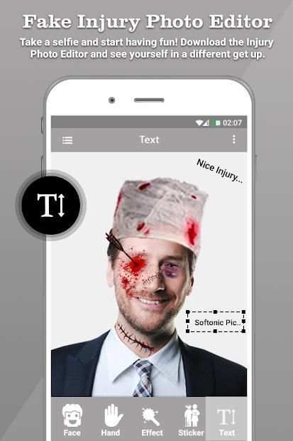 Fake Injury Photo Editor screenshot 2