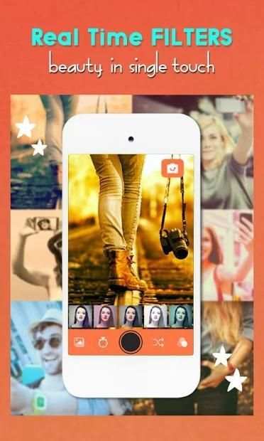 Snap Shot - Selfie Camera स्क्रीनशॉट 1