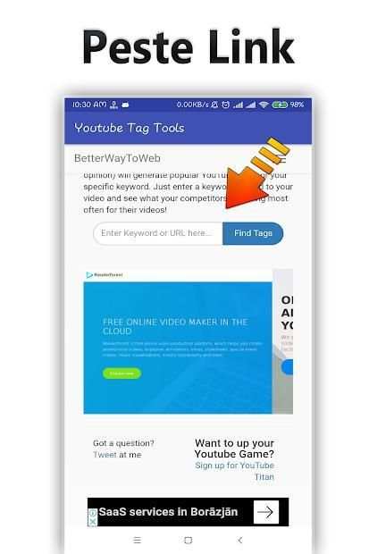 Youtube Tag Tools screenshot 1