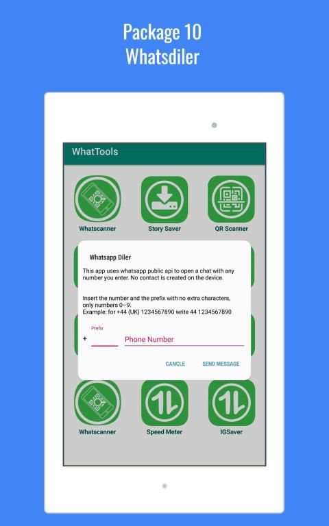 WhatsTools - Whatscanner - A Complete Package स्क्रीनशॉट 14