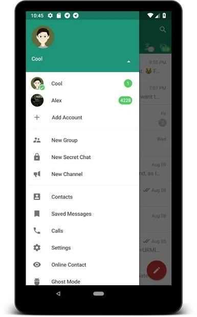 Tele Messenger 2019 स्क्रीनशॉट 2