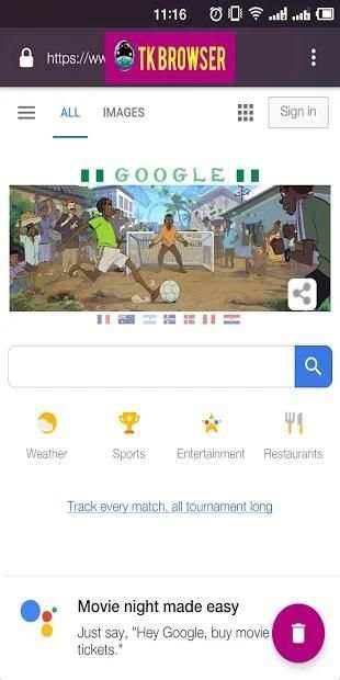TK Browser स्क्रीनशॉट 5