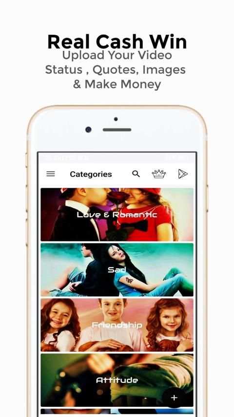 Vid Money - Video Status Dp & Quotes Earning App स्क्रीनशॉट 8