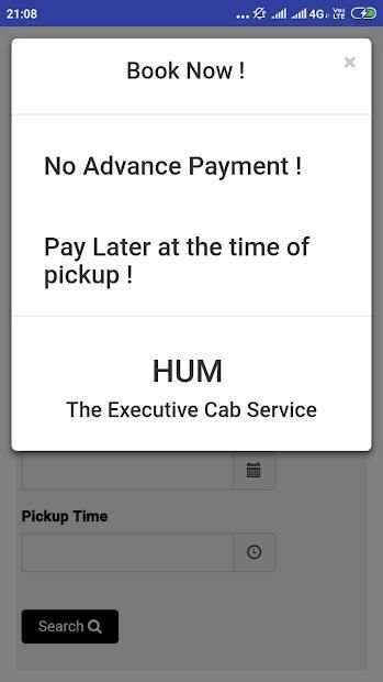 Hum Cab स्क्रीनशॉट 1