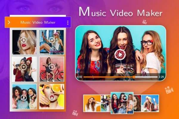 Photo Video Music Maker 2019 स्क्रीनशॉट 2