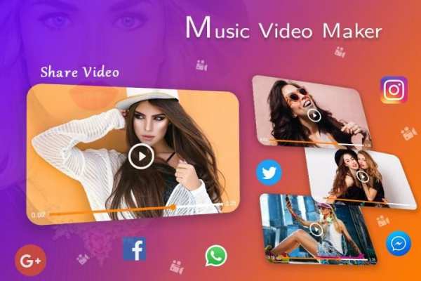 Photo Video Music Maker 2019 स्क्रीनशॉट 1