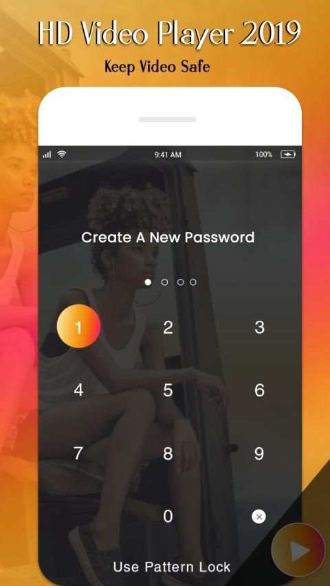 HD Video Player 2019- Hide Photo Video Locker स्क्रीनशॉट 5