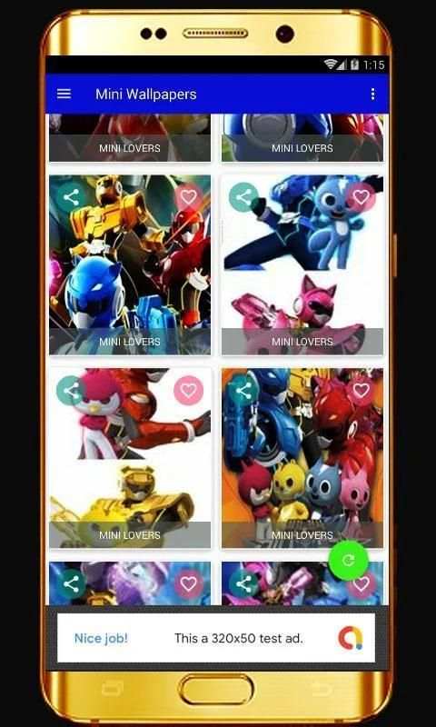 Mini RTV Force Rangers Wallpaper स्क्रीनशॉट 3