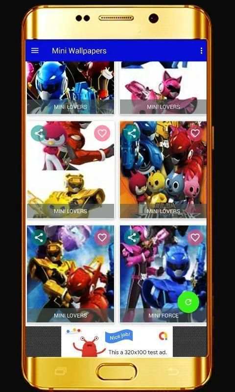 Mini RTV Force Rangers Wallpaper screenshot 2