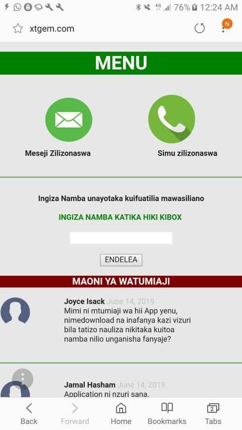 Tapnet screenshot 2