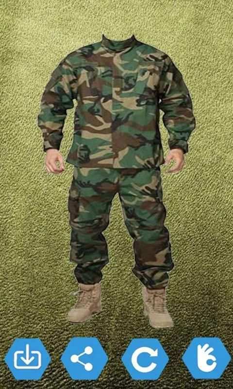 Pak Army SSG Commando Suit Photo Editor screenshot 2