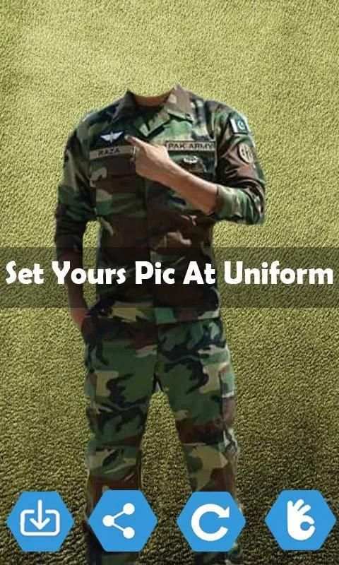 Pak Army SSG Commando Suit Photo Editor screenshot 3