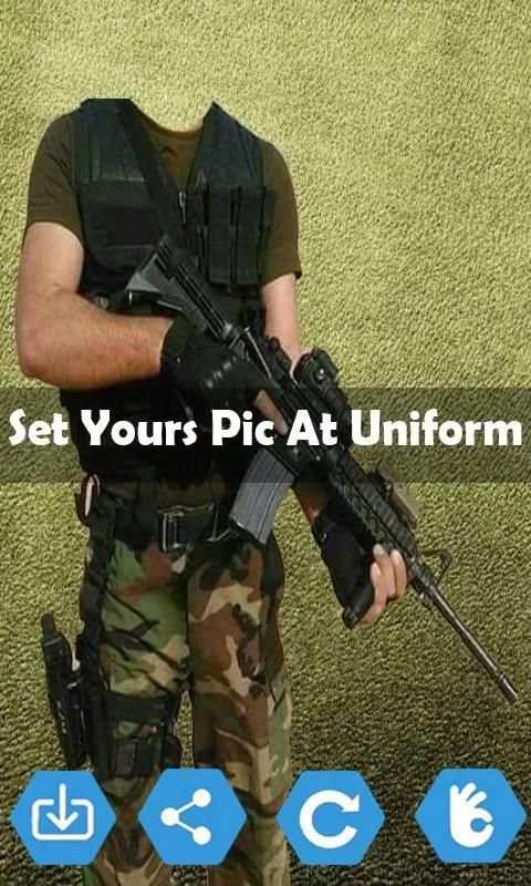 Pak Army SSG Commando Suit Photo Editor screenshot 5