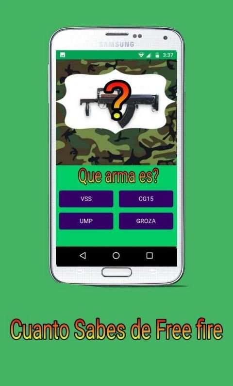 Adivina el arma de free fire screenshot 1