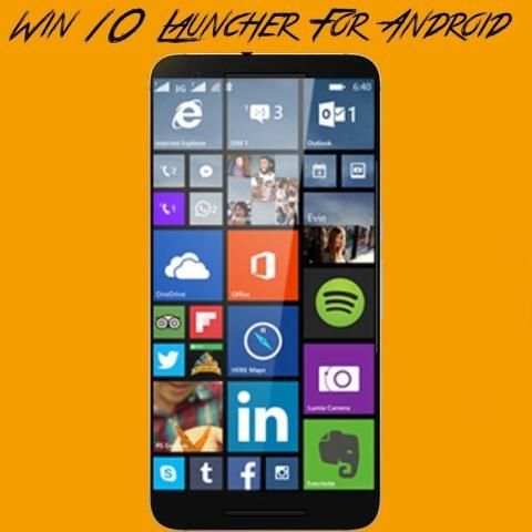 Win 10 Launcher For Android screenshot 2