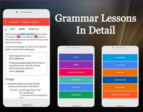 Learn Deutsch Grammatik screenshot 4