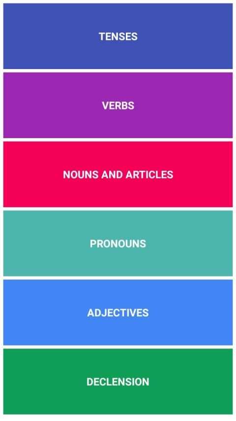 Learn Deutsch Grammatik screenshot 1
