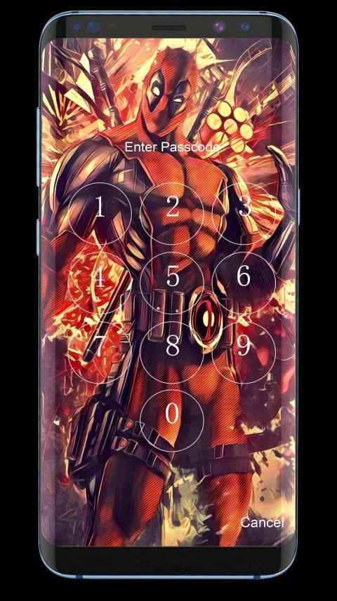 Superheroes Lock Screen स्क्रीनशॉट 3