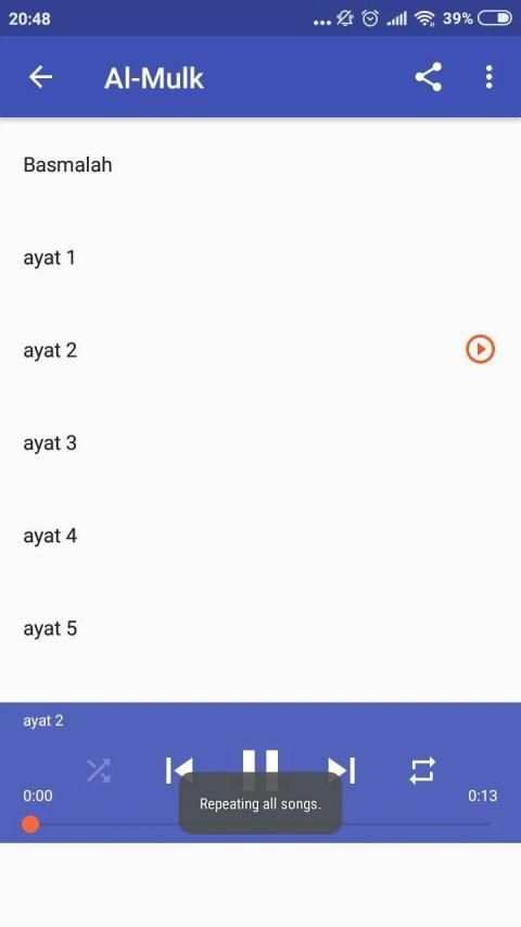 Mishary Rashid - Juz 29 Offline Quran MP3 screenshot 4
