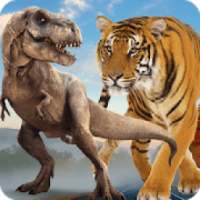 Tiger Vs Dinosaur - Wild Jungle Adventure