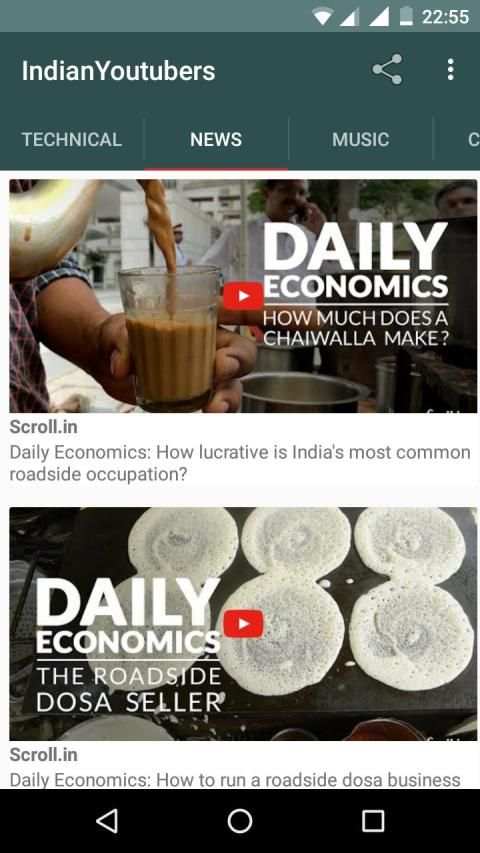 INDTube - YouTube India स्क्रीनशॉट 5