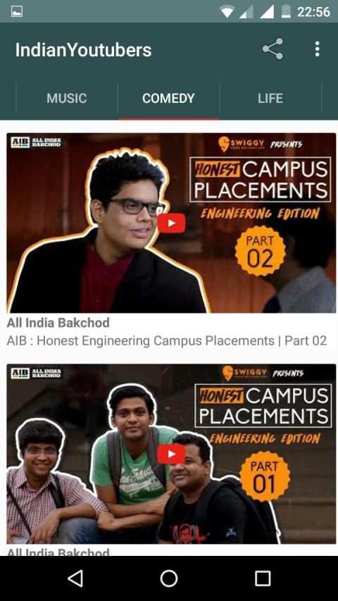 INDTube - YouTube India स्क्रीनशॉट 3