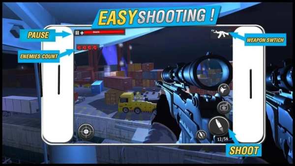 Sniper Strike: Free Shooting Game-FPS 3D screenshot 1