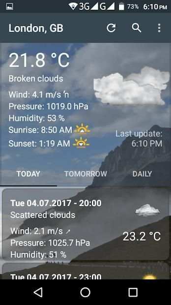 Weather Lite Go screenshot 5