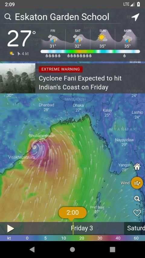 ঘূর্ণিঝড় ফনি লাইভ আপডেট screenshot 5