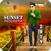 Sunset photo frame on 9Apps