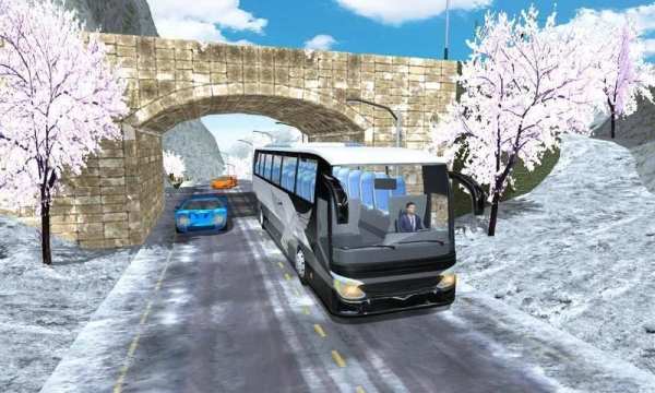 Bus Racing Competition - Driving On Highway स्क्रीनशॉट 3