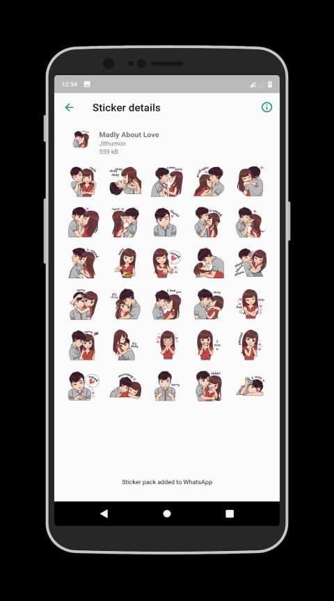 Love Stickers for WhatsApp screenshot 2