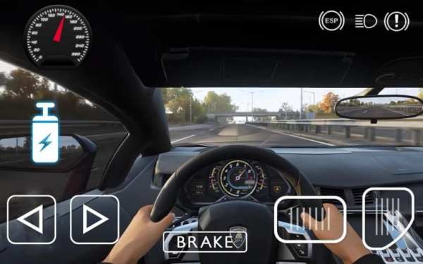 Car Lamborghini Driving School 2019 screenshot 1