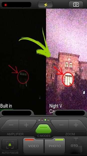 Night vision camera Simulated screenshot 2