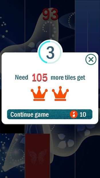 Blue Butterfly Piano Tiles 2019 screenshot 1