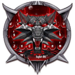 ikon 3D Iron Wolf Keyboard Theme