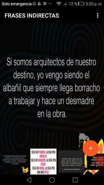 FRASES INDIRECTAS screenshot 1