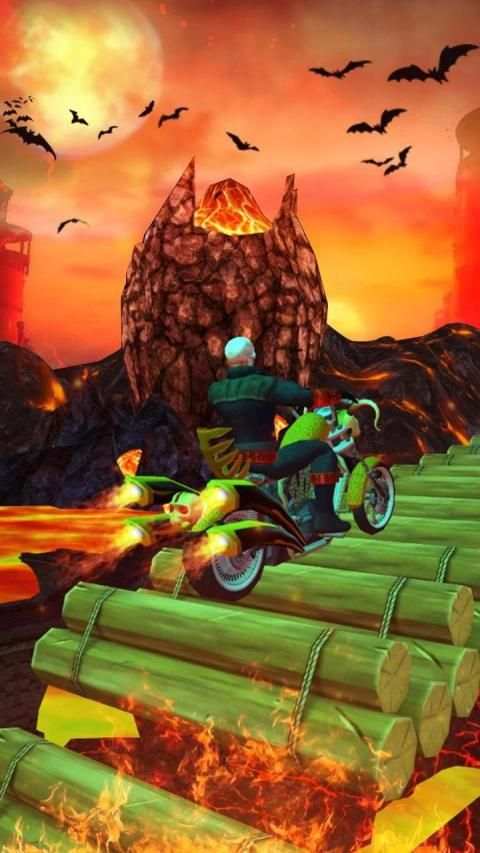 Ghost Moto Simulator-Death Ride screenshot 1