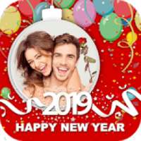 Happy New Year Photo Frames 2019 : New Year Wishes on 9Apps